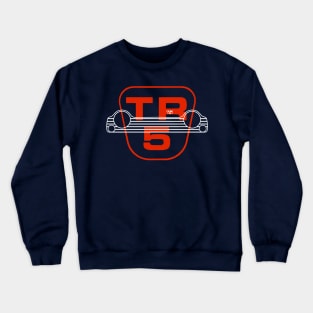 Triumph TR5 classic 1960s British car grille and emblem Crewneck Sweatshirt